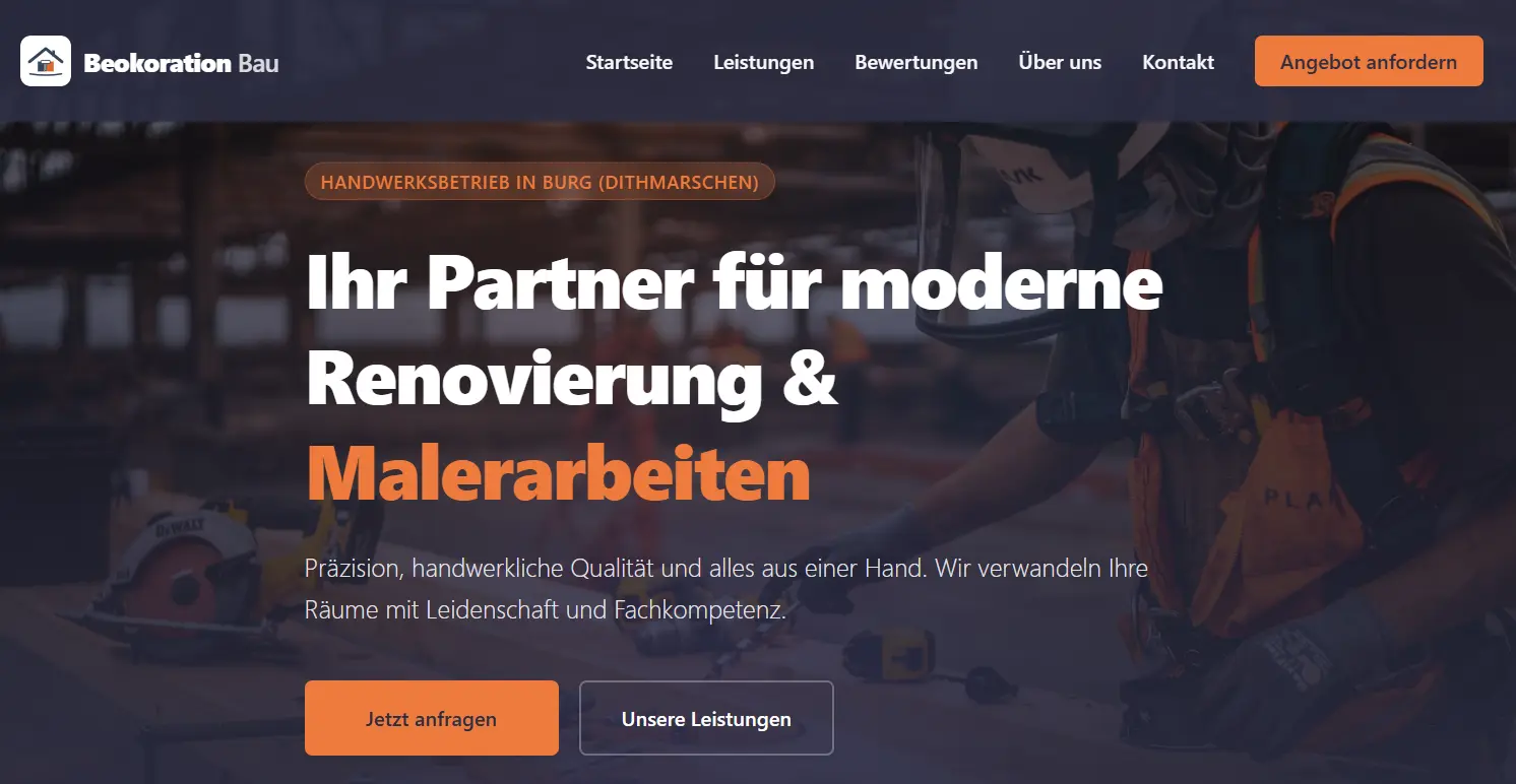 Website Launch — Beokoration Bau
